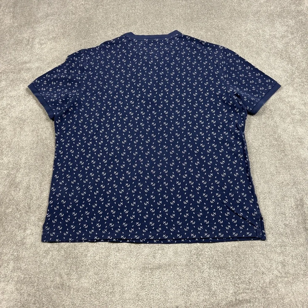 Ralph Lauren Featherweight Mesh Polo Shirt Mens Large Classic Fit Band Collar